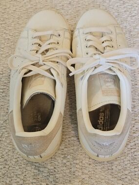 Adidas Stan Smith Light Pink White Sneakers Size 8